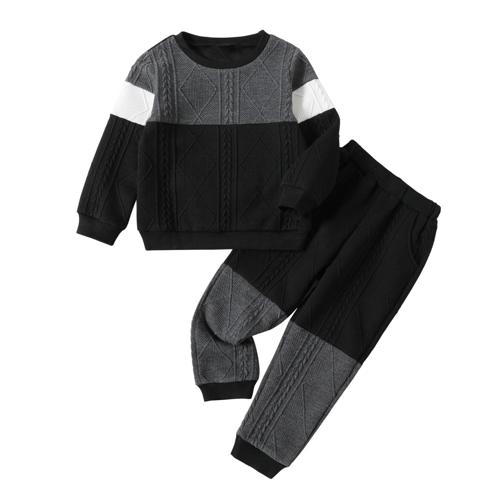 Sngxgn Toddler Boy Clothes Long Sleeve TShirt Tops Sweatsuit Pants