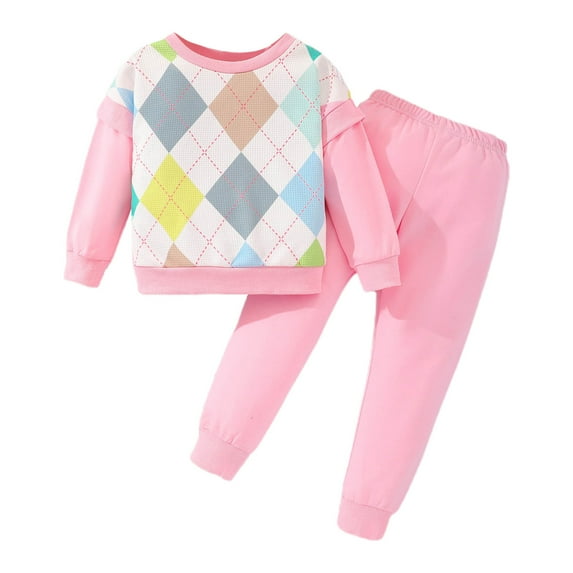 Sngxgn Toddler Girl's 2 Piece Outfits Short Sleeve Twist Tee with Flare Pants Cute Set(Pink,5Y)