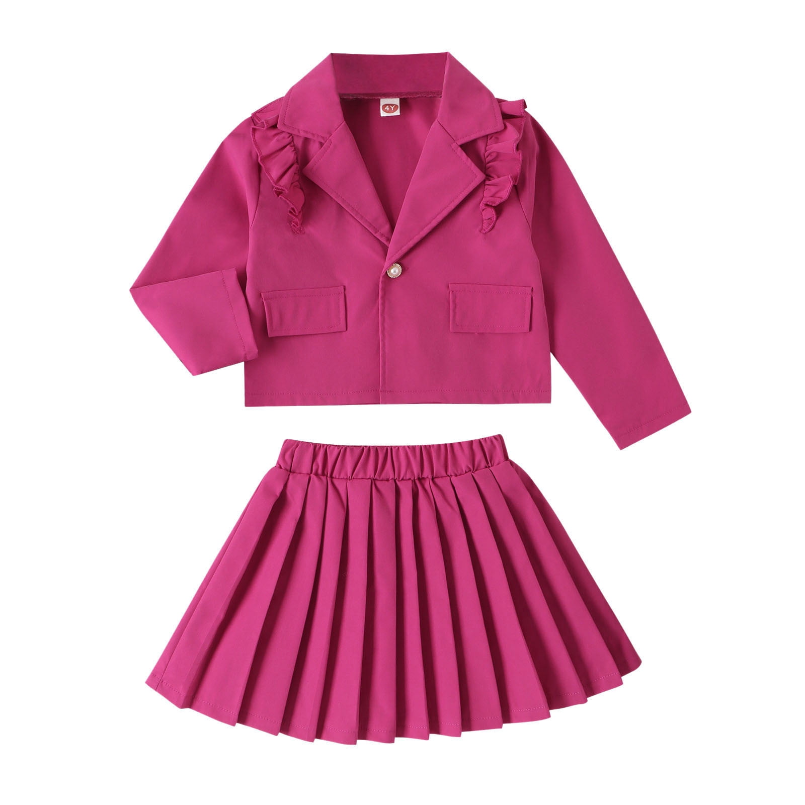 Kids Girls' Shirt & Skirt 2 Pieces Sleeveless