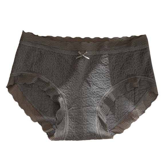 Sngxgn Underwear for Women High Cut Hipster Stretch Comfortable Low Rise Cotton Panties(Dark Gray,One Size)