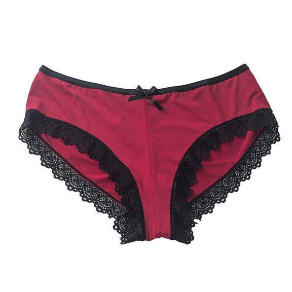 Sngxgn Underwear for Women Silky Seamless Panties Ladies Lace Lightweight (A,XL)