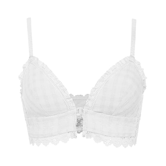 Sngxgn Underwire Bra, Seamless Bra with Cushioned Straps, Full-Coverage T-Shirt Bra for Everyday Wear(White,38)