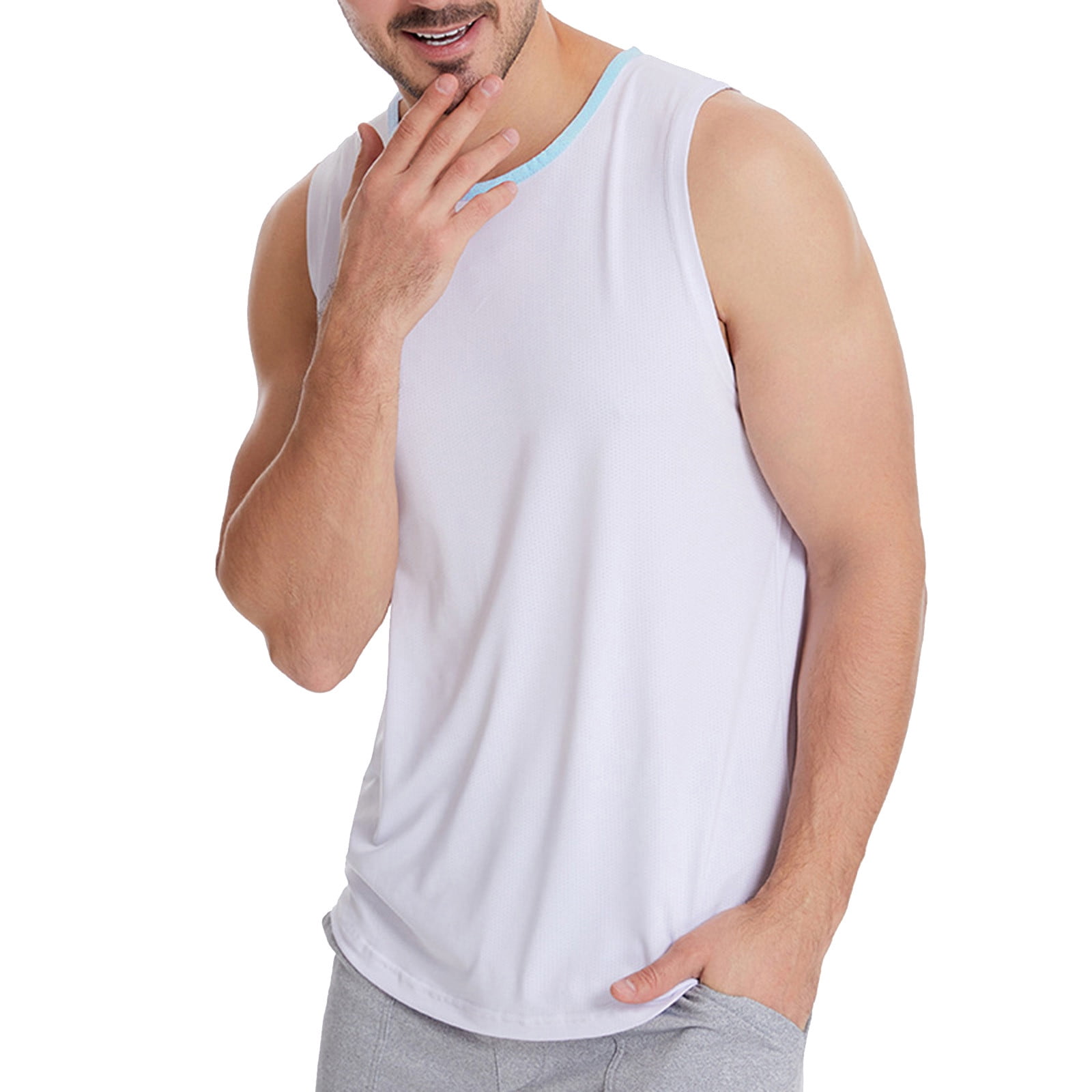 White utility deals vest mens