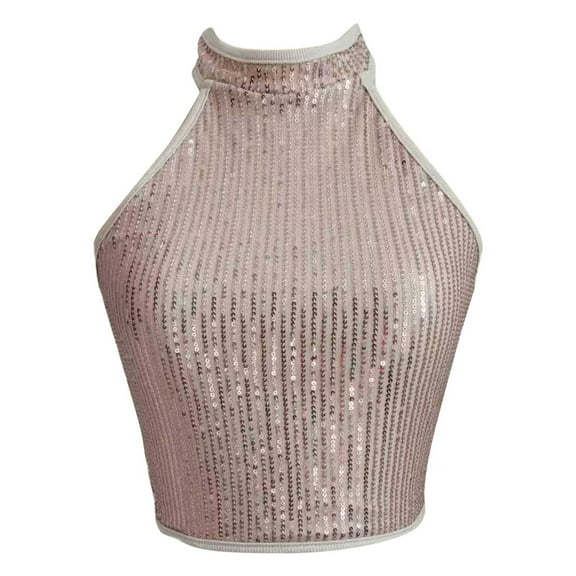 Sngxgn V Neck Tank Top Women Cami Top Camisole Blouse(Pink,M)