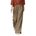 thumbnail image 1 of Sngxgn Wide Leg Pants for Women Casual High Waist Pants Loose Trousers(Khaki,XL), 1 of 4