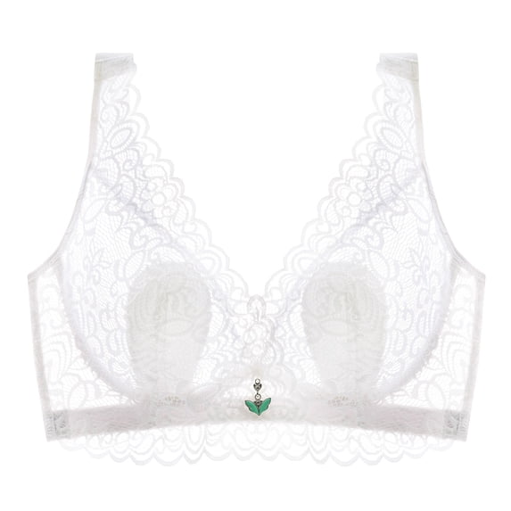 Sngxgn Wireless Bra for Women Seamless S upport Bralette, Comfort Lightly Lined Fit T-Shirt Bra(White,40C)