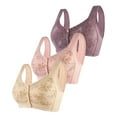 thumbnail image 1 of Sngxgn Wireless Bra with S upport, Lightly Lined No Spillage Seamless T-Shirt Bra(Khaki,42), 1 of 3