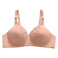 thumbnail image 1 of Sngxgn Wireless Bras for Women,Comfortable Seamless Bra Bralettes Adjustable Straps Everyday Bra(Beige,40), 1 of 4