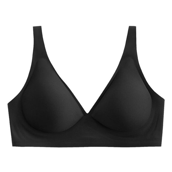 Sngxgn Wireless Underwire Bra, Push- up Bra, Moderate Coverage(Black,M)
