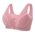 thumbnail image 1 of Sngxgn Wireless Underwire Bra, Push- up Bra, Moderate Coverage(Pink,38), 1 of 8