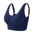 thumbnail image 1 of Sngxgn Women Open Back Strappy Sports Bra Workout Bra(Blue,XXXL), 1 of 4