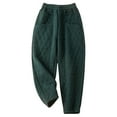 thumbnail image 1 of Sngxgn Women Pants Stretchy Work Slacks Casual Straight Leg Trousers with Pockets(Green,XL), 1 of 4