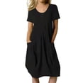 thumbnail image 1 of Sngxgn Women Summer Bodycon Backless Maxi V Neck Dress(Black,XXL), 1 of 5