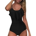 thumbnail image 1 of Sngxgn Women Swimsuit Sport Bathing Suit Swimwear(Black,XXL), 1 of 5