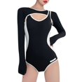 thumbnail image 1 of Sngxgn Women Swimsuits Ruffle Tummy Control Bathing Suit(Black,One Size), 1 of 9