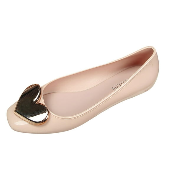 Sngxgn Women’s Ballet Flat Flats Shoes Comfortable Slip On Dress Shoes(Beige,37)