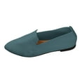 thumbnail image 1 of Sngxgn Women’s Ballet Flat Shoes Dress Shoes Pointed Toe Slip On Ballerina Walking Flats Casual Shoes for Woman Dressy Comfortable(Navy,7), 1 of 7