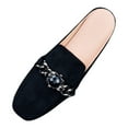 thumbnail image 1 of Sngxgn Women's Ballet Flats Ballerina Shoes Comfort Slip on Flat Shoes(Black,38), 1 of 7