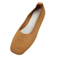 thumbnail image 1 of Sngxgn Women's Ballet Flats Comfortble Flat Shoes for Office Work Casual Dress Shoes(Khaki,38), 1 of 6