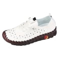thumbnail image 1 of Sngxgn Women's Ballet Flats for Shoes Slip on Casual Flats Shoes(White,38), 1 of 8