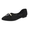 thumbnail image 1 of Sngxgn Women's Ballet Flats for Women Slip On Dress Shoes(Black,39), 1 of 5