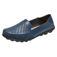 thumbnail image 1 of Sngxgn Women’s Flats Shoes Ballet Flats Dressy Comfortable(Blue,42), 1 of 8