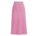 thumbnail image 1 of Sngxgn Women's Basic Versatile Stretchy Flared Casual Mini Skater Skirt(Hot Pink,XXL), 1 of 3