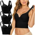 thumbnail image 1 of Sngxgn Women's Bralette Cotton Bra Top Gym Activewear Bra(Black,M), 1 of 6