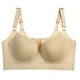 thumbnail image 1 of Sngxgn Women's Built Up Tank Style Sports Bra(Beige,38/85C), 1 of 5