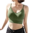 thumbnail image 1 of Sngxgn Women's Cami Strap, Summer Sleeveless Tank Top Camisole(Green,One Size), 1 of 5