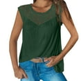 thumbnail image 1 of Sngxgn Women's Cami Strap, Summer Sleeveless Tank Top Camisole(Green,XL), 1 of 4