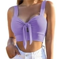 thumbnail image 1 of Sngxgn Women's Camisole Slim Tank Top Comfortable Tops(Purple,L), 1 of 7