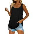 thumbnail image 1 of Sngxgn Women's Camisole Spaghetti Straps Tank Top(Black,S), 1 of 8