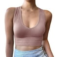 thumbnail image 1 of Sngxgn Women's Camisole Spaghetti Straps Tank Top(Rose Gold,L), 1 of 9