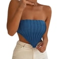 thumbnail image 1 of Sngxgn Women's Camisole Tops Undershirts Spaghetti Strap Tank Top(Blue,M), 1 of 7