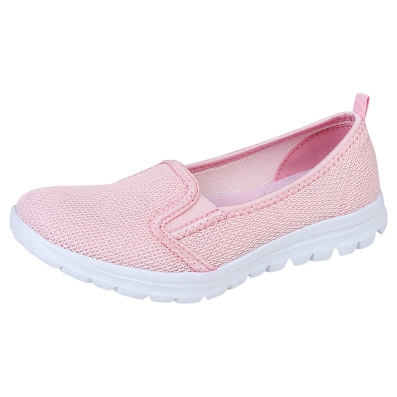 Sngxgn Women's Casual Flats Shoes, Soft Comfortable Casual Ballet Shoes(Pink,39)
