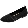 thumbnail image 1 of Sngxgn Women's Casual Flats Shoes, Soft Comfortable Casual Ballet Shoes(Black,37), 1 of 8