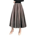 thumbnail image 1 of Sngxgn Women's Casual High Waist Pleated A-Line Mini Skirt(Pink,One Size), 1 of 4