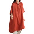thumbnail image 1 of Sngxgn Women's Color Block Tiered Summer Dresses Adjustable Strap Flowy Dress Beach Sundress(Red,M), 1 of 5