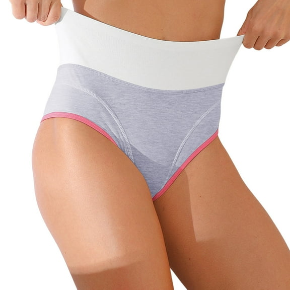 Sngxgn Women’s Comfort Cotton Underwear Brief Panty, Lightweight Underwear, Stretch Brief(Grey,XXL)