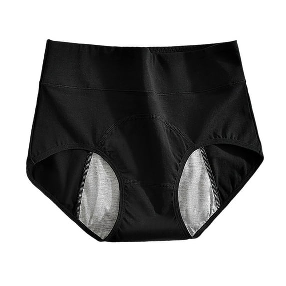 Sngxgn Women’s Comfort Cotton Underwear Panty, Stretch Underwear, Full Coverage Panties(Black,XXL)