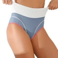 thumbnail image 1 of Sngxgn Women’s Comfort Cotton Underwear Panty, Stretch Underwear, Full Coverage Panties(Blue,XXL), 1 of 4