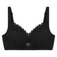 thumbnail image 1 of Sngxgn Women's Comfort Front Close Sport Bra(Black,XL), 1 of 2