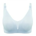 thumbnail image 1 of Sngxgn Women's Comfort Front Close Sport Bra(Blue,XXL), 1 of 7