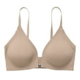 thumbnail image 1 of Sngxgn Women's Comfort Front Close Sport Bra(Khaki,L), 1 of 4