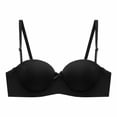 thumbnail image 1 of Sngxgn Women's Comfort Underwire Bra, Full Coverage Convertible T-Shirt Bra(Black,36), 1 of 3
