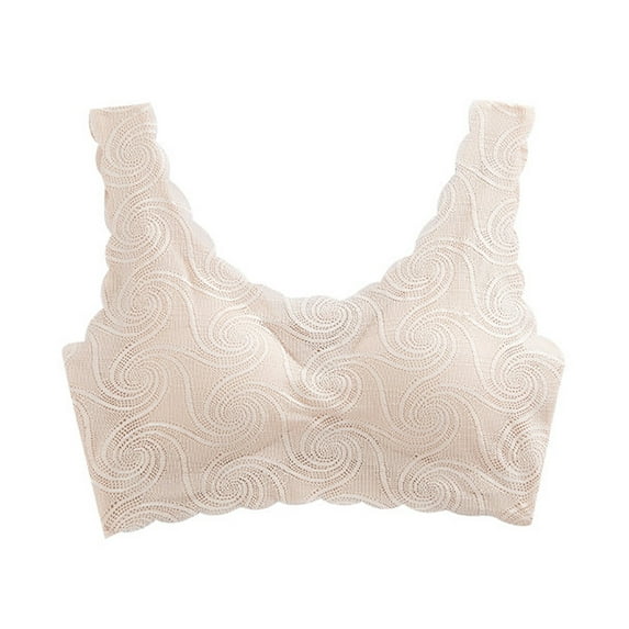 Sngxgn Women's Comfort Underwire Bra Underwire, Convertible Bras for Women(Beige,L)