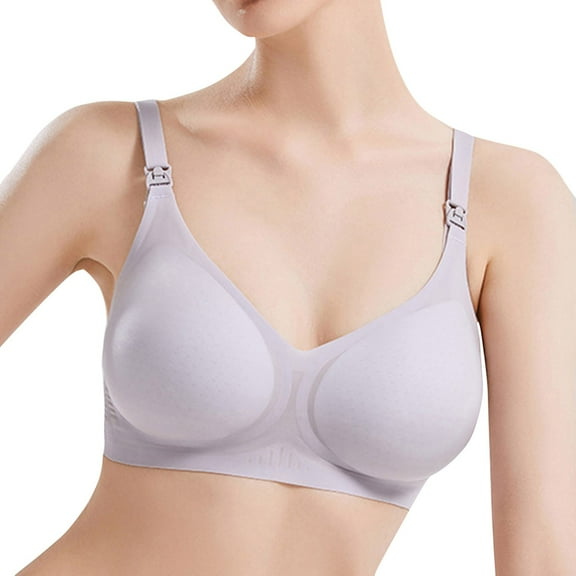 Sngxgn Women's Comfort Underwire Bra Underwire, Convertible Bras for Women(Light Blue,38)