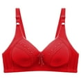 thumbnail image 1 of Sngxgn Women's Comfort Underwire Bra Underwire, Convertible Bras for Women(Red,42), 1 of 4