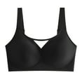 thumbnail image 1 of Sngxgn Women's Comfort Wireless Bra, Full-Coverage Wirefree T-Shirt Bra(Black,XL), 1 of 5